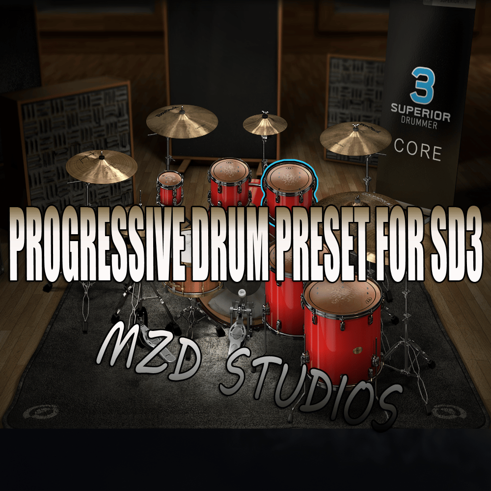 Image of Mix-ready | Progressive Drum Preset for Superior Drummer 3 Vol 2 | MZD Studios