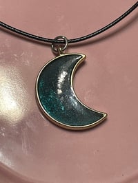 Image 1 of Resin Moon Necklace