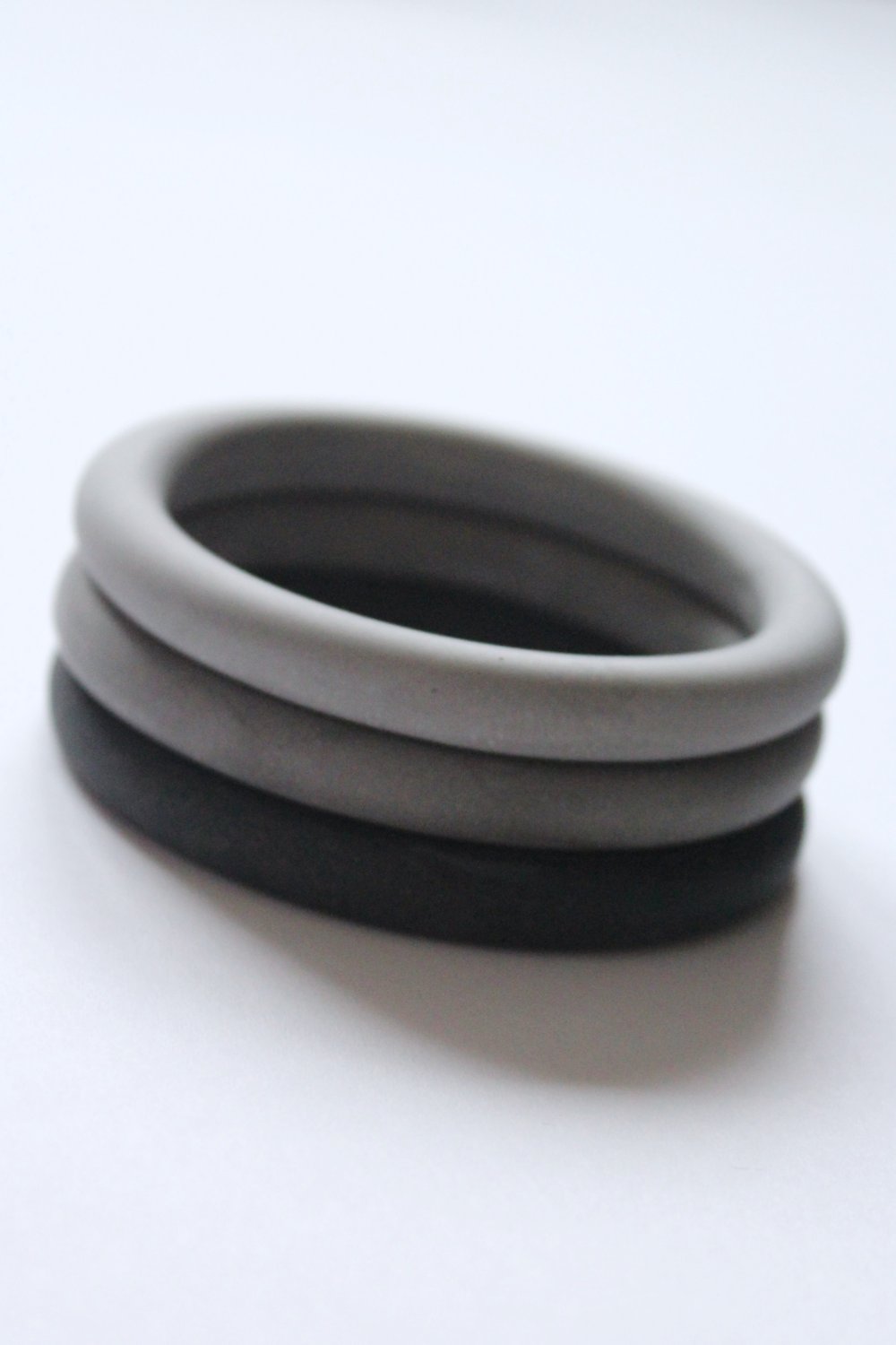 Image of Monochrome Triple Bangle