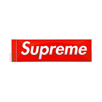 Image of supreme sticker