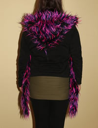 Image 2 of Black with Pink/Purple Spikes