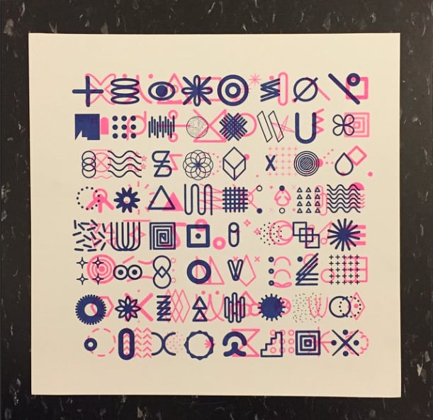 Image of Modular Shapes Print