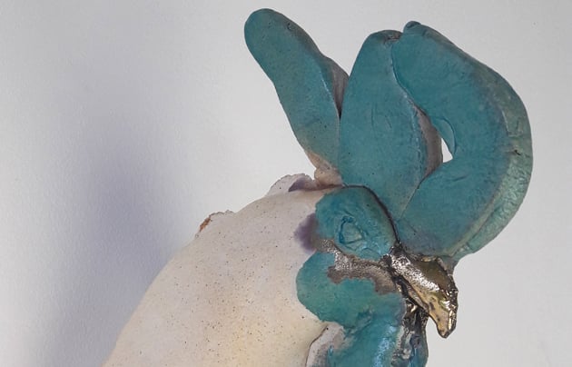 Image of COCK turquoise/argent      