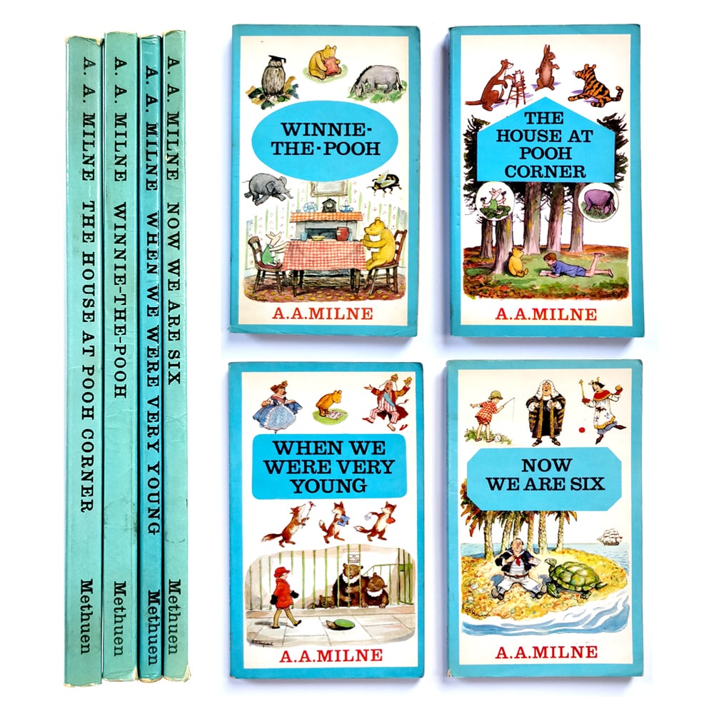 A A Milne - Winnie-the-Pooh complete set of 4