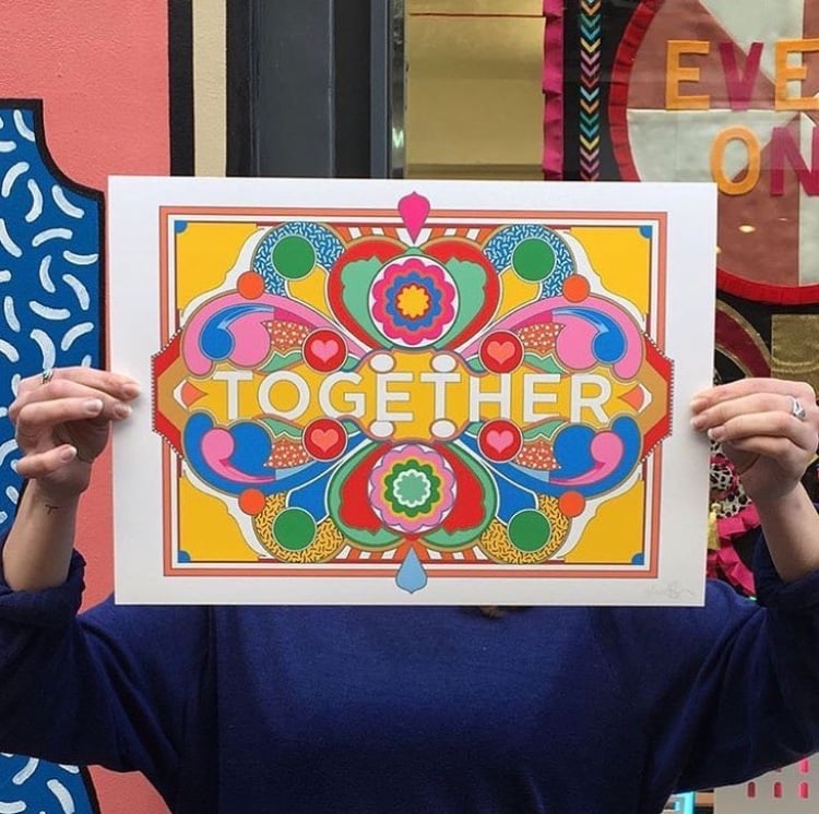 Together A3 and A4 Print