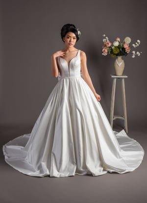 Image of Francesca-Champagne Wedding Gown