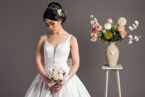 Image of Francesca-Champagne Wedding Gown