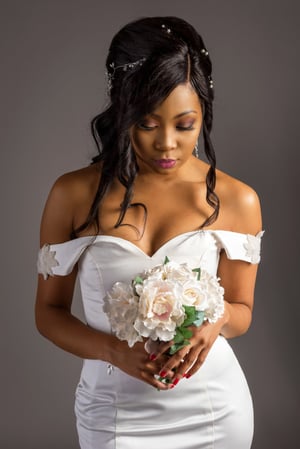 Image of Monifa Trumpet Wedding Gown