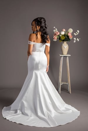Image of Monifa Trumpet Wedding Gown