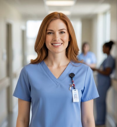 Image of nurse badge clip