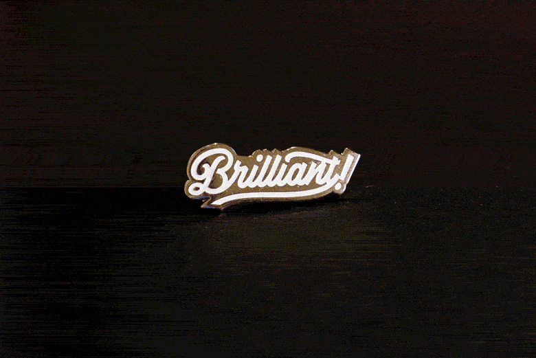 Image of Brilliant! 1st Edition Glow Pin