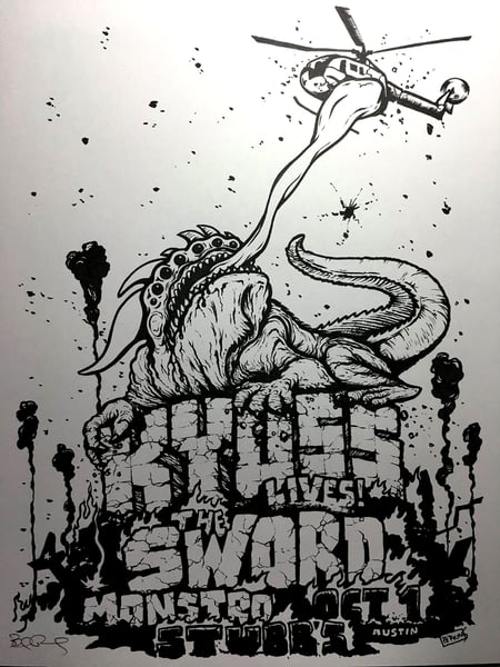 Image of ORIGINAL INK - Kyuss, The Sword