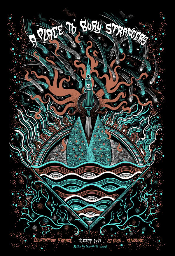 DEAD MEADOW (Desertfest Antwerp 2018) screenprinted poster | Arrache ...