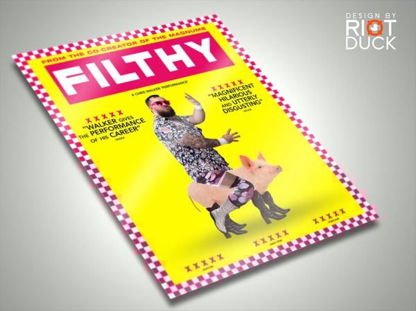 Image of "FILTHY" Chris Walker 8 x 10 Picture - Movie Poster