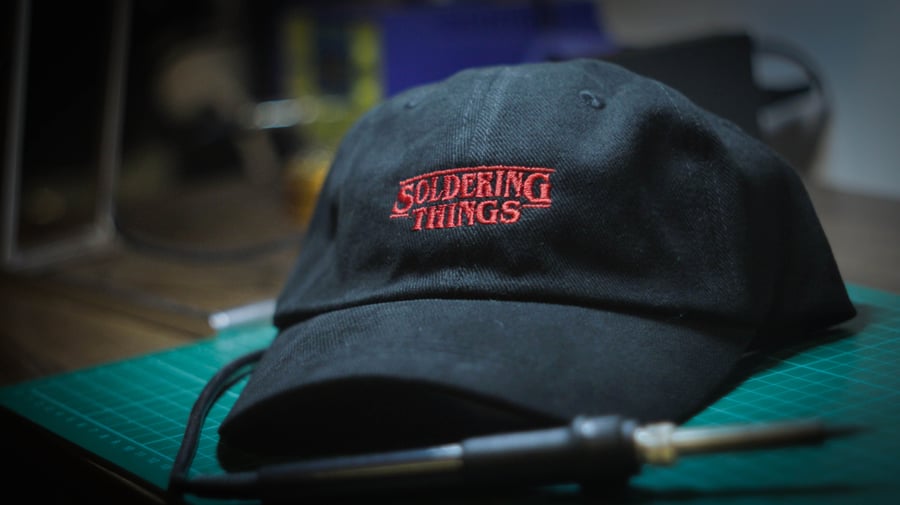 Image of Soldering Things Embroidered Dad Hat
