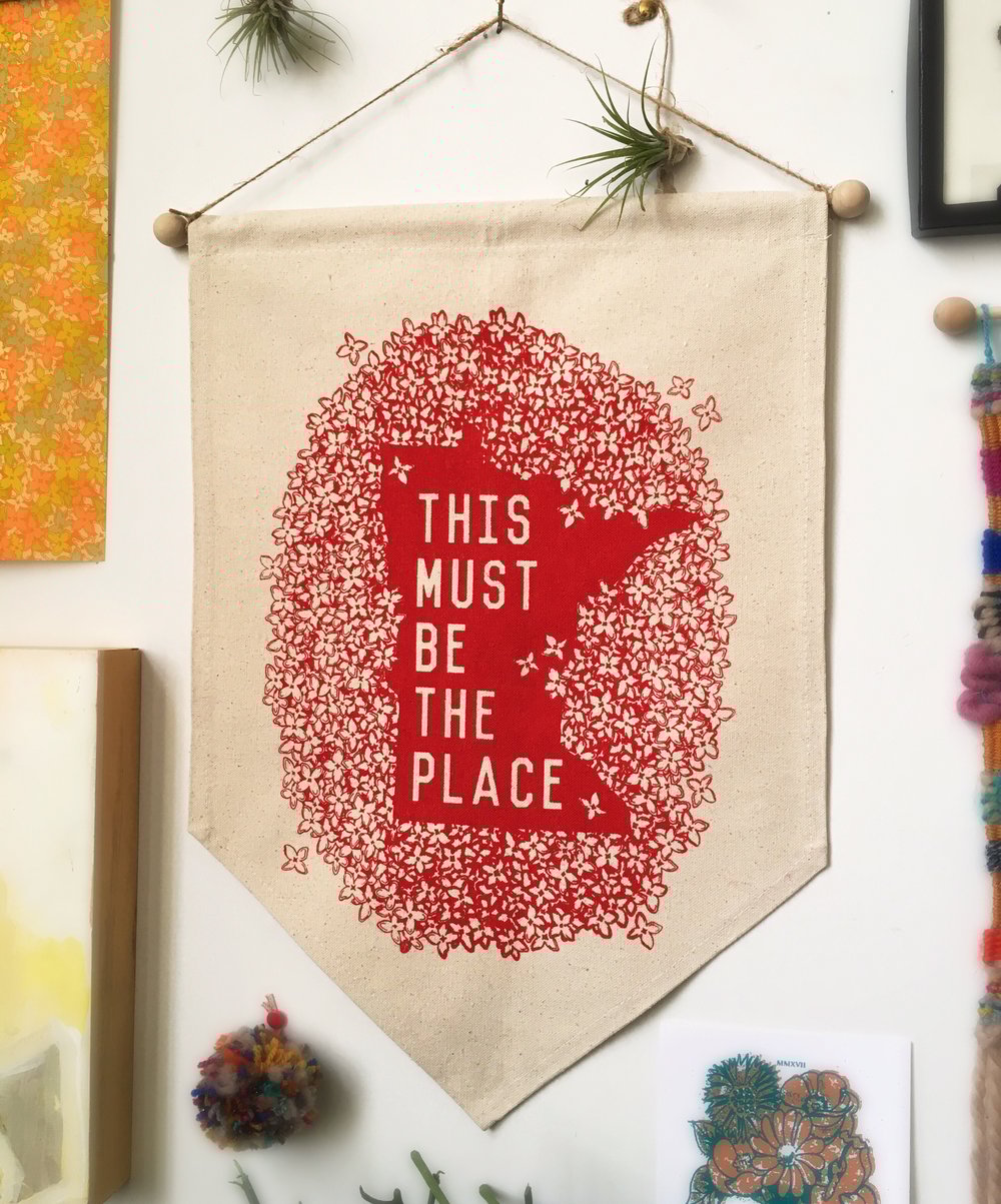 Minnesota Must be the Place-Wall Banner