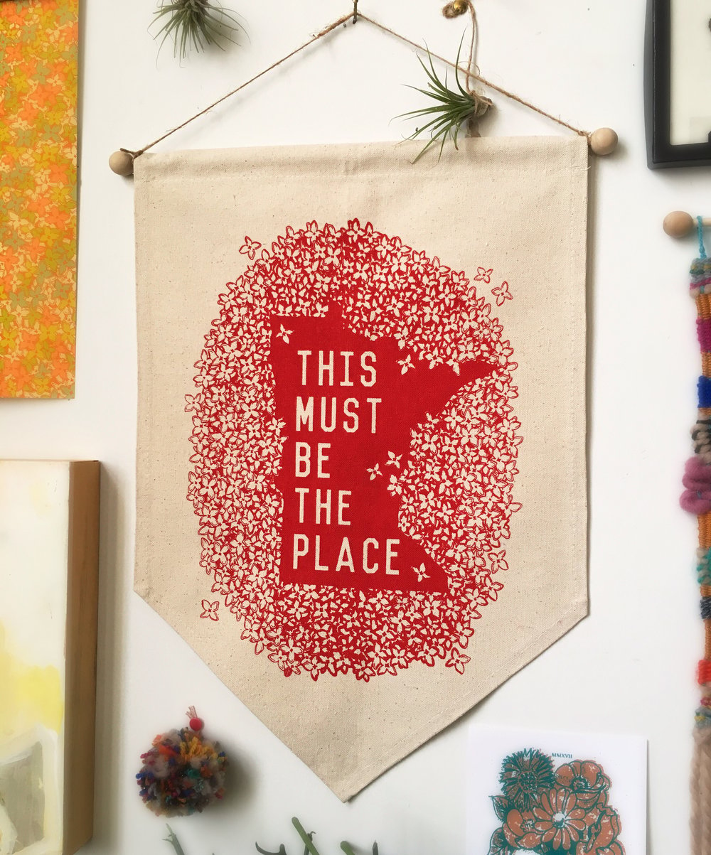 Minnesota Must be the Place-Wall Banner