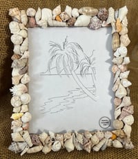 Image 5 of Seashell Picture Frame 8” x 10”