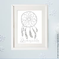 Image 2 of Silver *Dreamcatcher*_A4