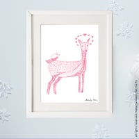 Image 2 of Pink *Bambi Bird*_A4