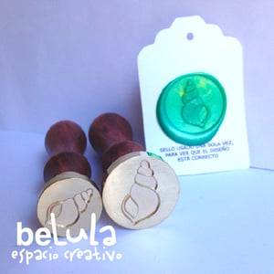 Image of Sello de lacre: caracola de mar