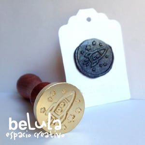 Image of Sello de lacre: nave espacial