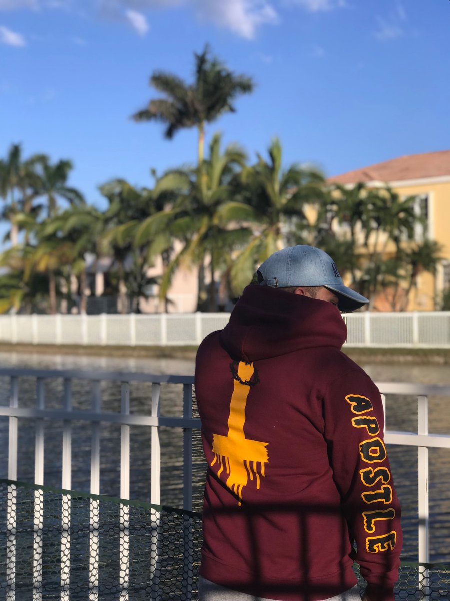 Image of Burgundy Apostle Hoodie