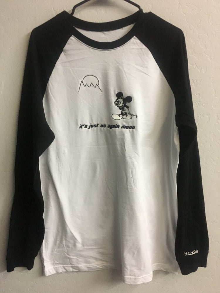 Image of it’s just us again moon embroidered longsleeve
