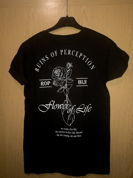 Image of Shirt'' Flower of Live '' black / girlie