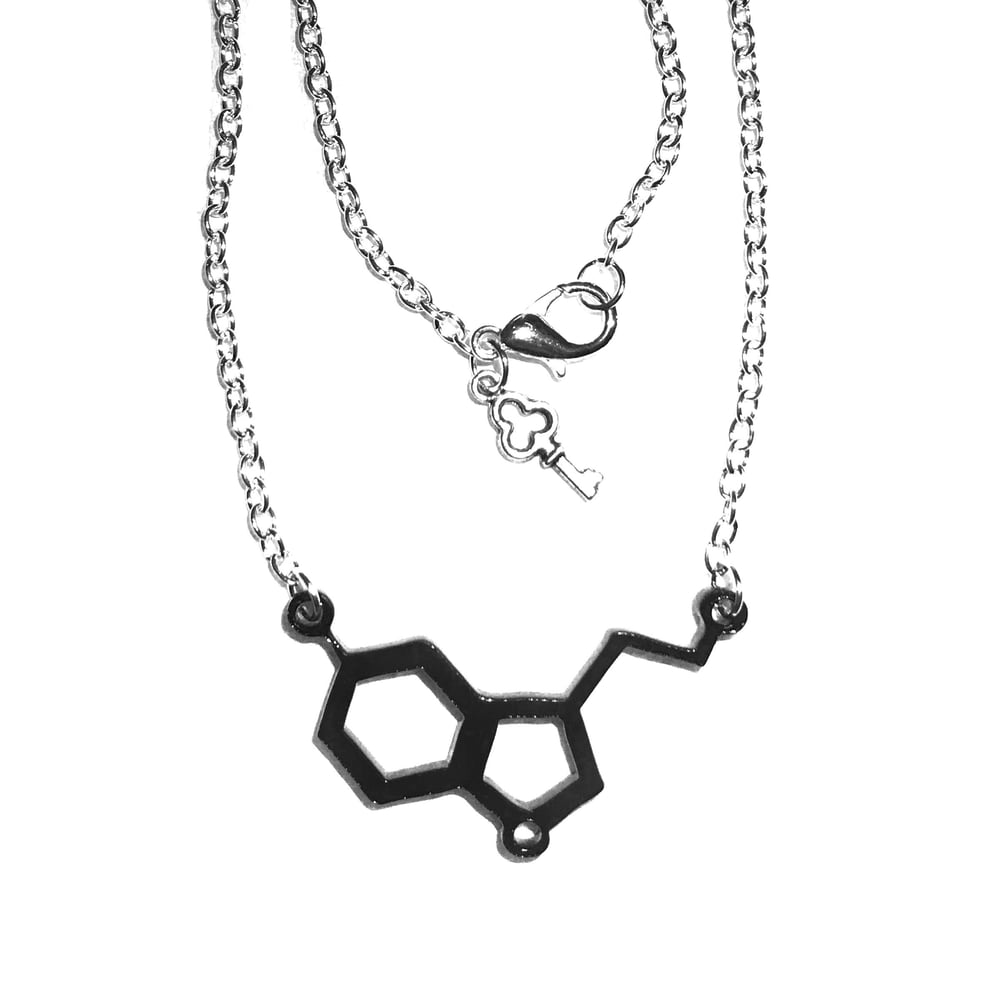 Image of SEROTONIN NEUROTRANSMITTER NECKLACE