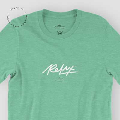 Image of Relax_ED // Mint Heather Tee