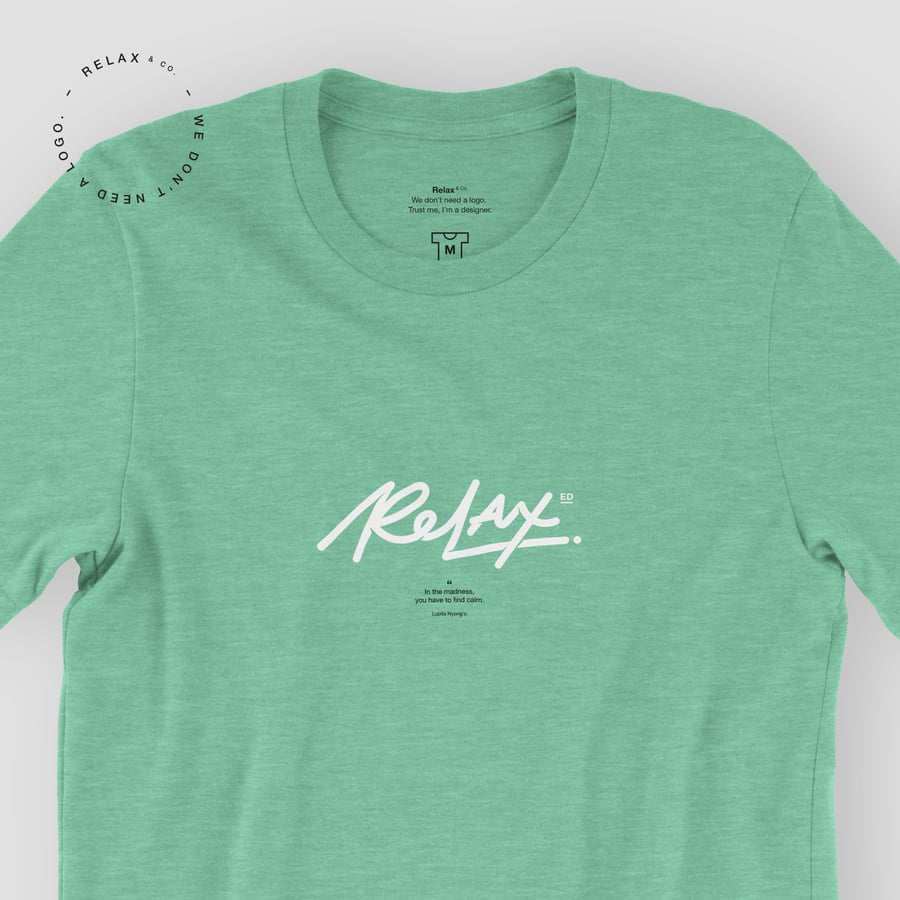 Image of Relax_ED // Mint Heather Tee