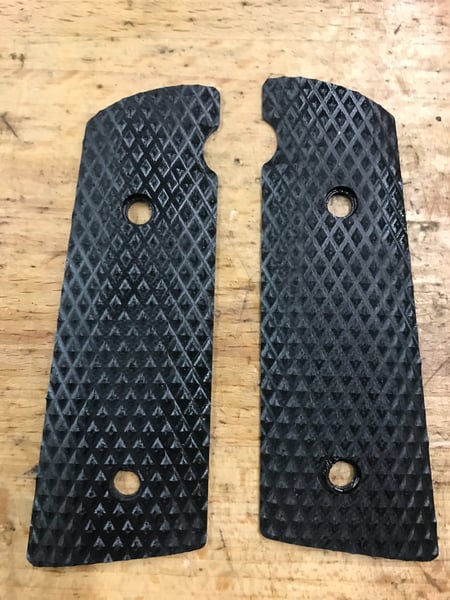 Image of Black G10 H9 grips