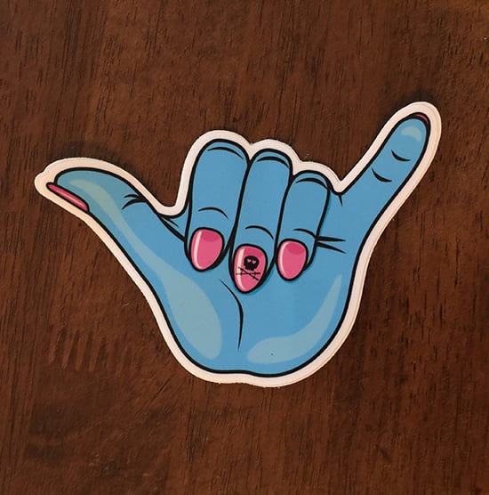 Image of Shaka Hand Sticker