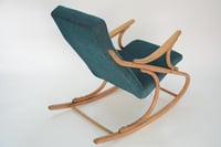 Image 2 of Rocking Chair tchecoslovaque vert