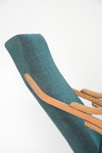 Image 3 of Rocking Chair tchecoslovaque vert