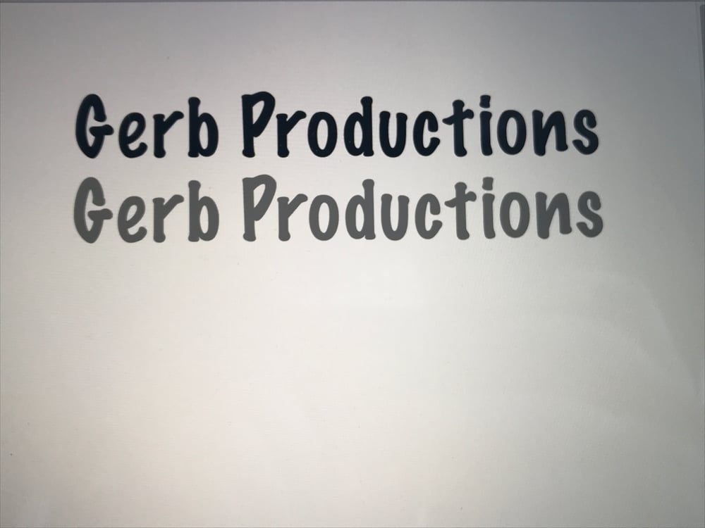 Image of Gerb Productions sticker