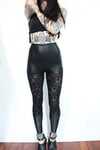 Burnout Black Velvet Flower