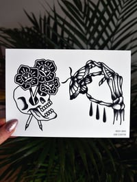 Image 2 of Print Moth / Skull