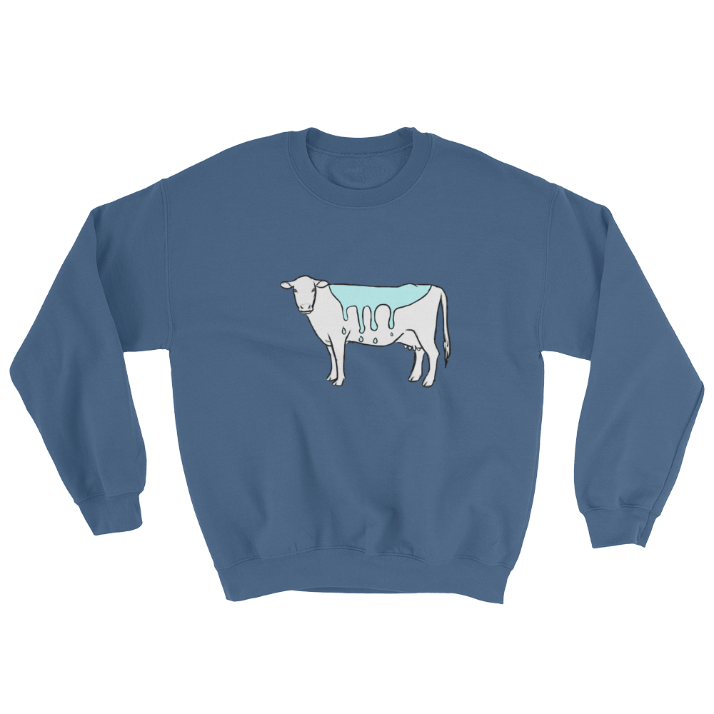 Cow pullover deals