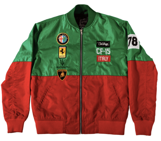 Image of CFG - Red & Green Windbreaker Jacket