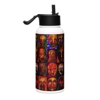 Image 1 of How Are You Stainless steel water bottle with a straw lid