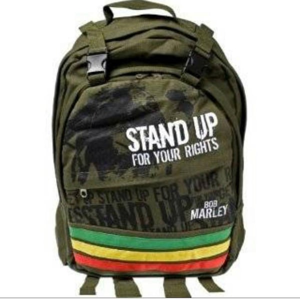 Image of Bob Marley Get Up Stand Up BackPack