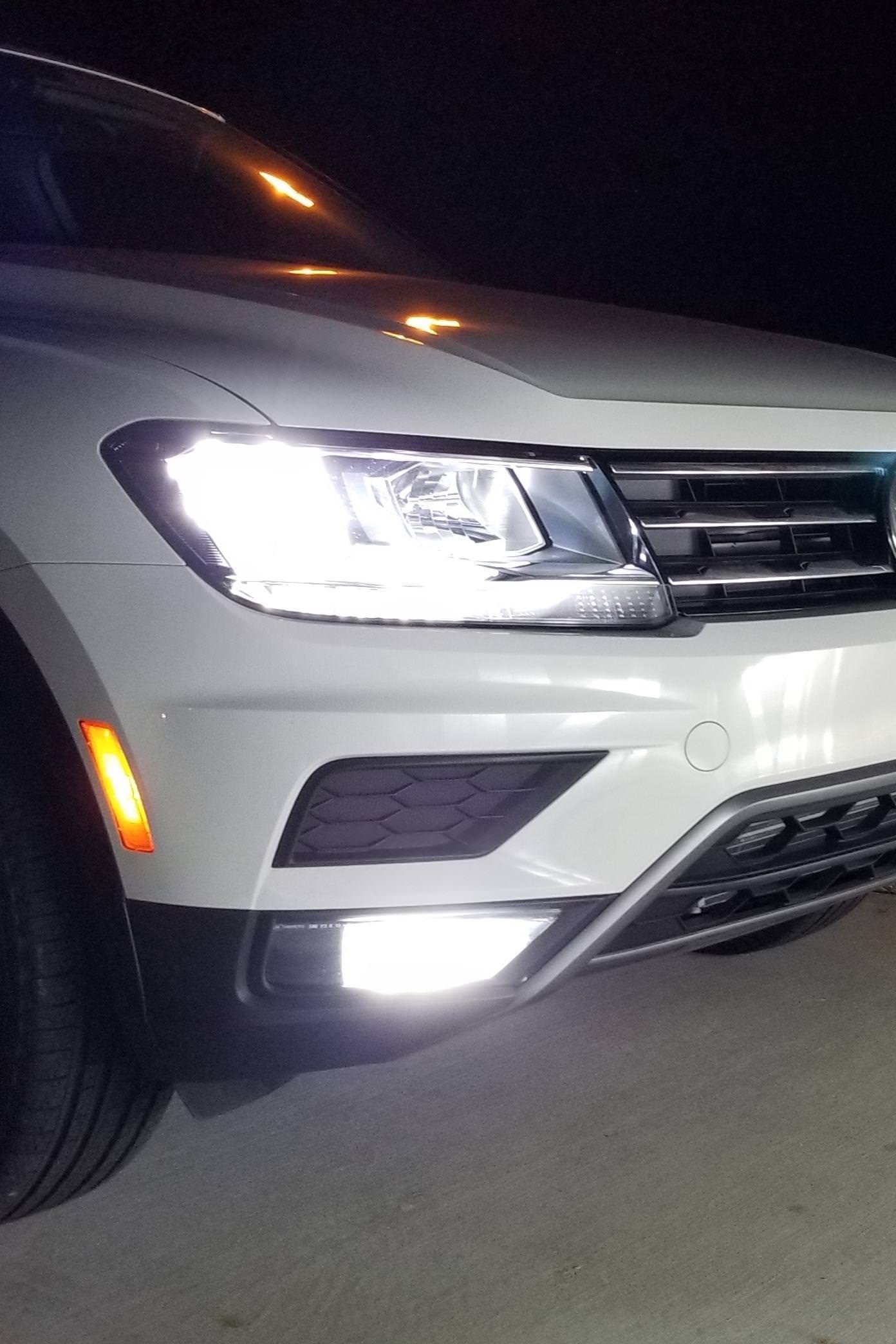 Image of LED Fog Light Kit - Clean White Color Temp with no glare Fits: Volkswagen Atlas