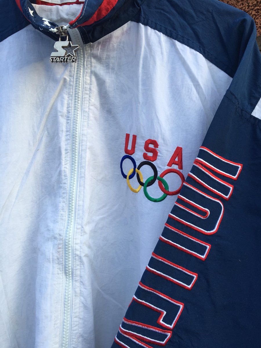 Image of USA Vollyball Team Starter Jacket (Official USA Vollyball team jacket)