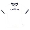 LANSI Vintage "Abercrombie" T-shirt (Off-White/Dark Navy)