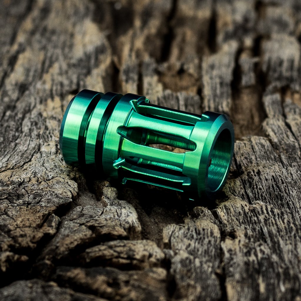 Image of A2 Muzzle Brake Bead - Toxic Green #1