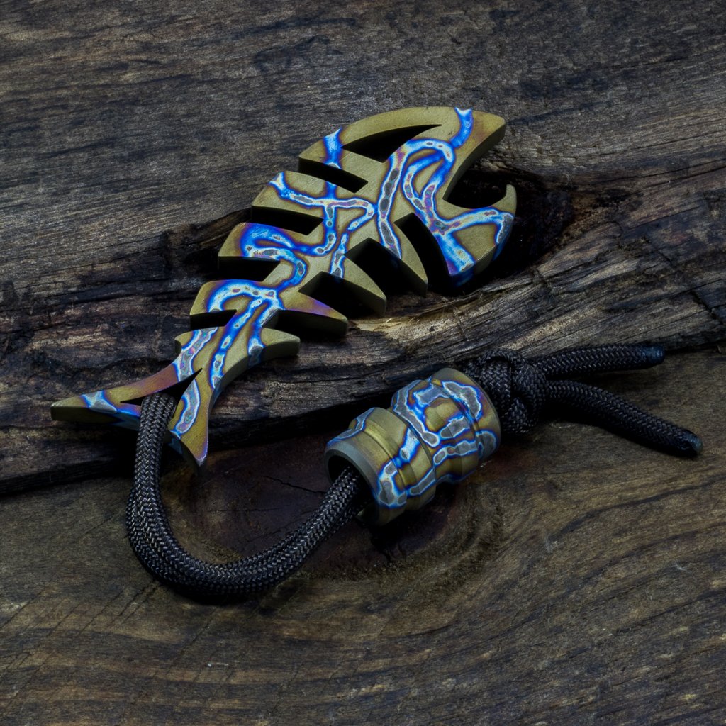 Image of Custom Anodized DEADFISH & Bead Combo #4