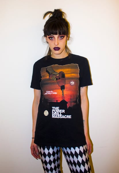 Image of 'The Power Drill Massacre'  tshirt