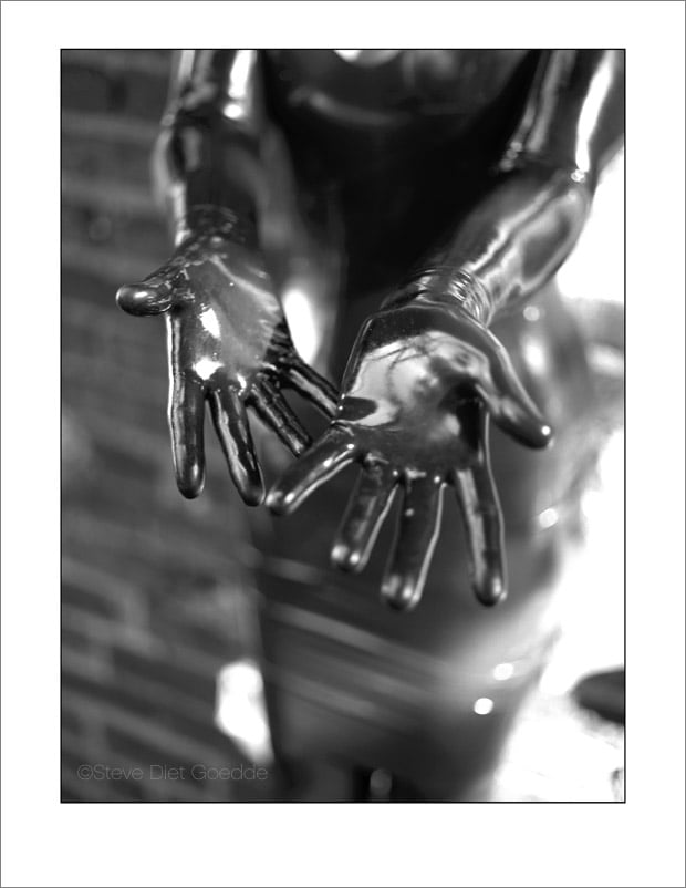 Image of B-Series Print "Latex Hands" by Steve Diet Goedde